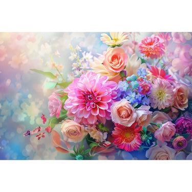 Colorful Flower Canvas